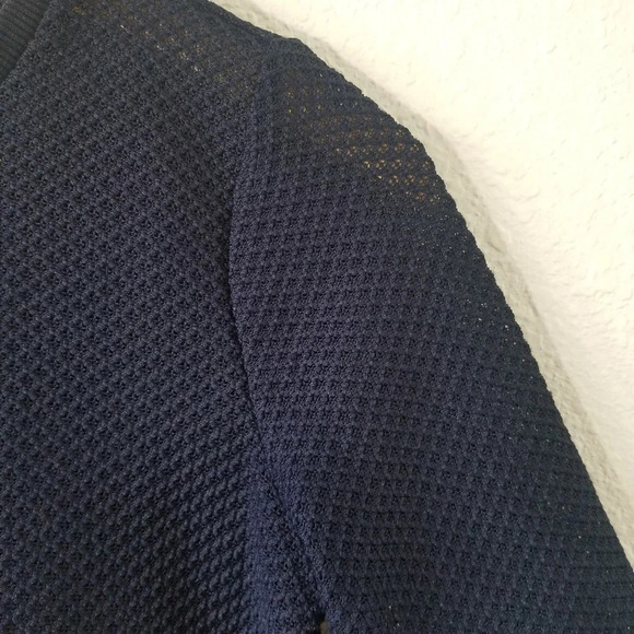 ANN TAYLOR Knit Short Sleeve Top Navy Blue Size XS - Picture 4 of 9